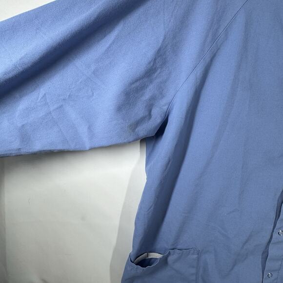 Long Sleeve Reversible Scrub Jacket Large Blue Encompass Surgeon Doctor Costume - Picture 4 of 5